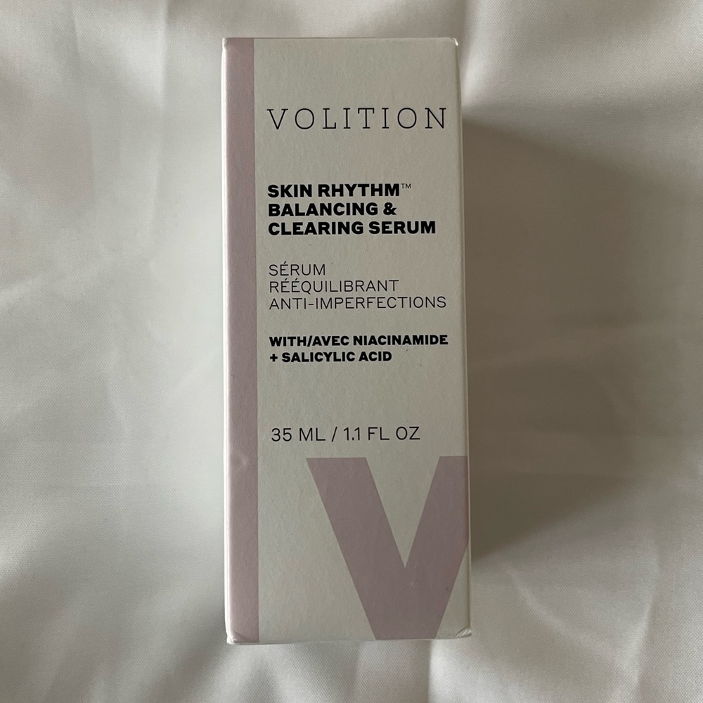 Volition Skin Rhythm Balancing and Clearing Serum. New and Unopened!